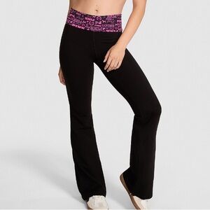 🔥VS Pink Ltd. Edition ✨PINK FRIDAY✨ foldover waist flare leggings sz XL NWT
